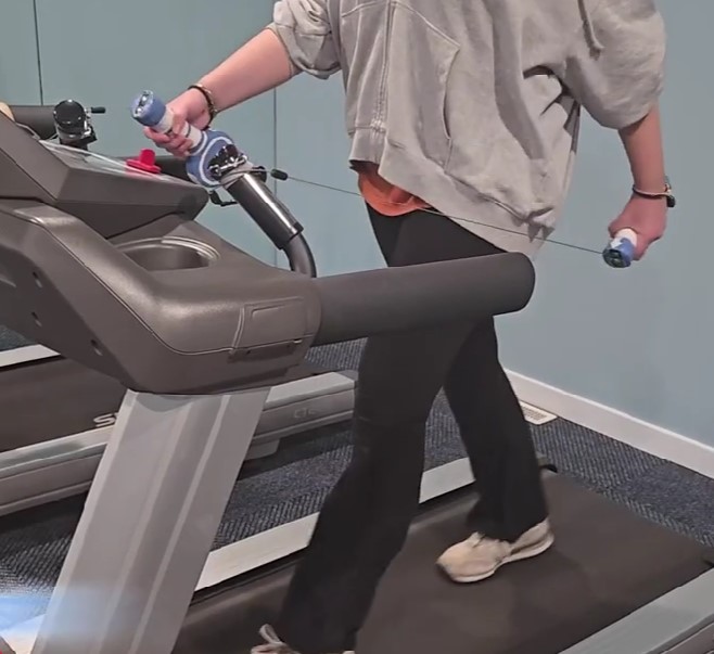 PullStride units in use on a treadmill